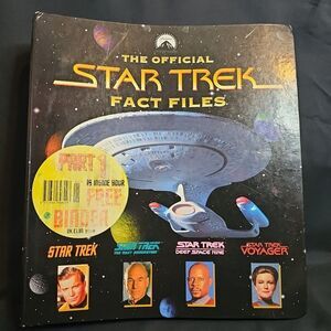 Weekly Star Trek Fact File 1 special binder with first issue #QYG4JJ